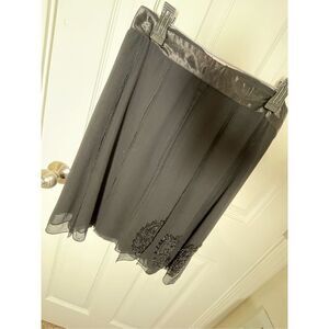 Ario women’s black beaded skirt size small